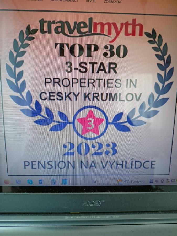 Pension Na Vyhlídce Český Krumlov Exterior foto